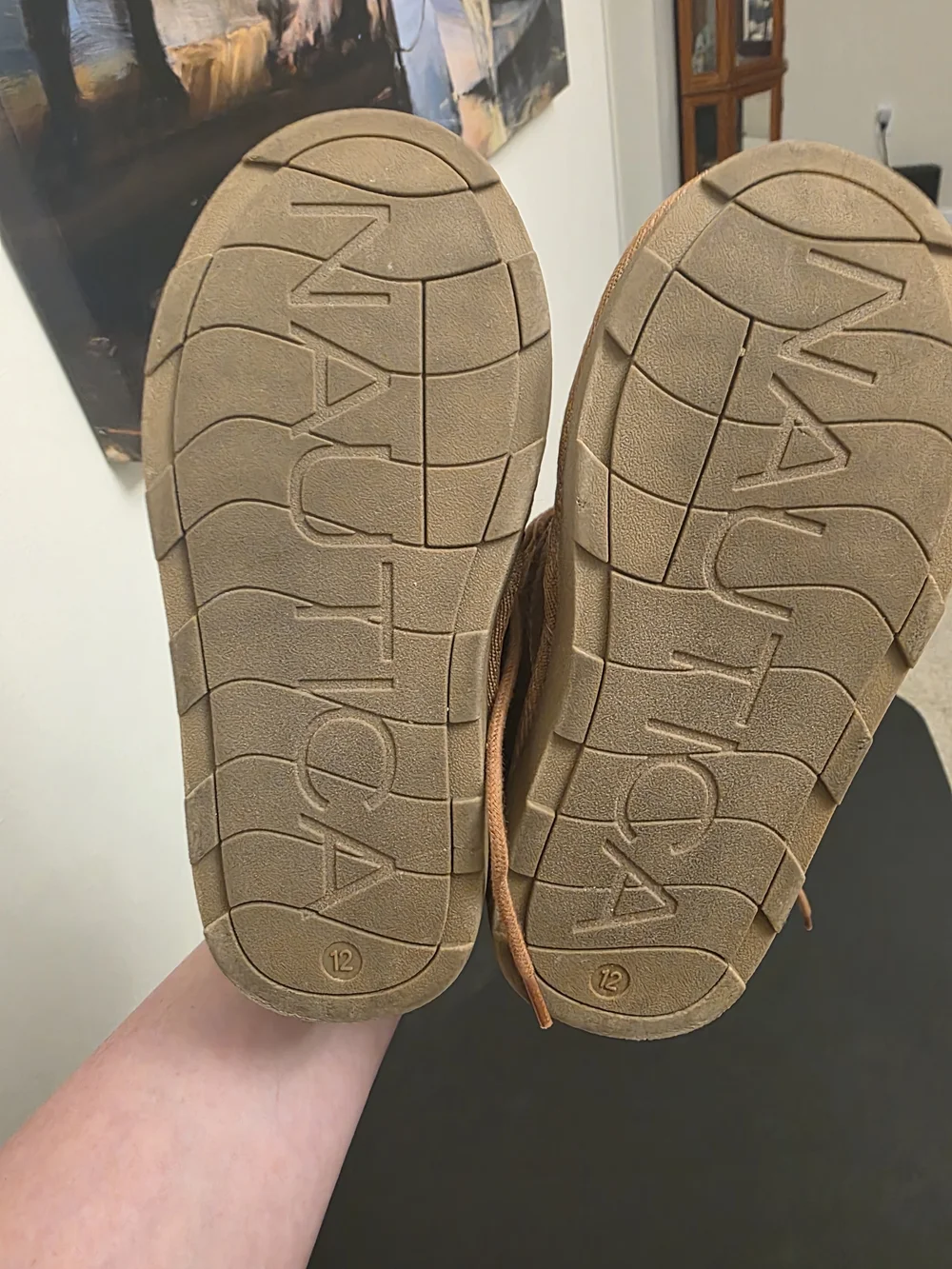 Nautica Kids Suede Chukka Boots - Tan - Sz 12 - Worn a Few Times